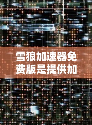 雪狼加速器免费版是提供加速功能的工具，通常免费使用。以下是一个详细的使用指南