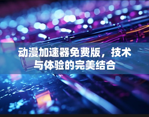 动漫加速器免费版，技术与体验的完美结合