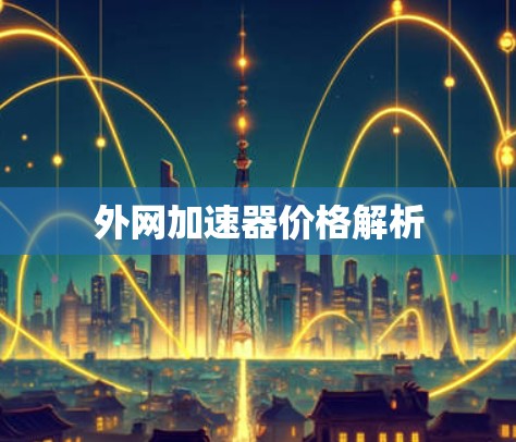 外网加速器价格解析 外网加速器价格解析