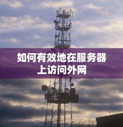 如何有效地在服务器上访问外网 如何有效地在服务器上访问外网