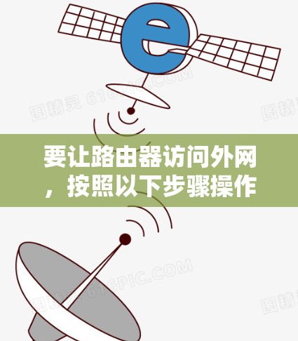 要让路由器访问外网,按照以下步骤操作 要让路由器访问外网,按照以下步骤操作