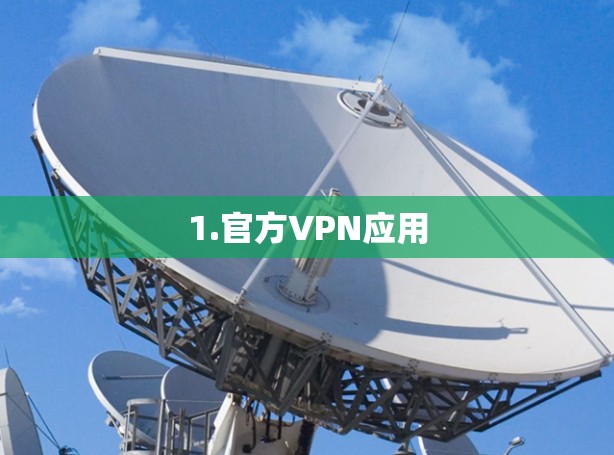 1.官方VPN应用