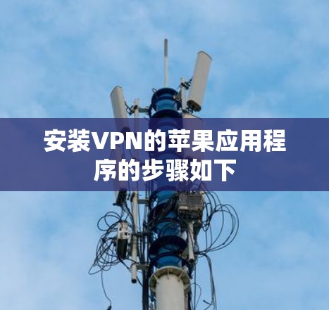 安装VPN的苹果应用程序的步骤如下