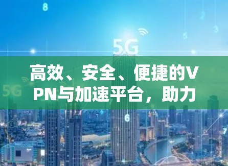 高效、安全、便捷的VPN与加速平台,助力数字化转型 高效、安全、便捷的VPN与加速平台,助力数字化转型