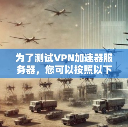 为了测试<strong>VPN加速器</strong>服务器，您可以按照以下步骤进行