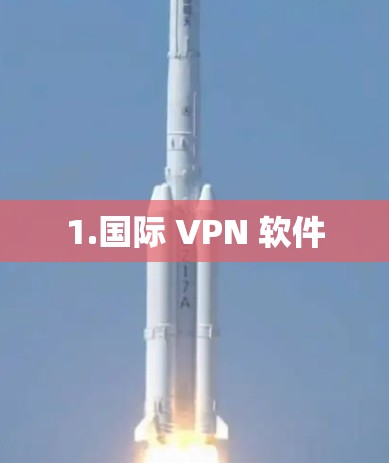 1.国际 VPN 软件