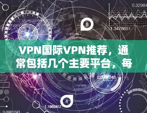 VPN国际VPN推荐，通常包括几个主要平台，每个平台都有其独特的服务和特点。以下是一些主要的国际VPN平台推荐，供您参考