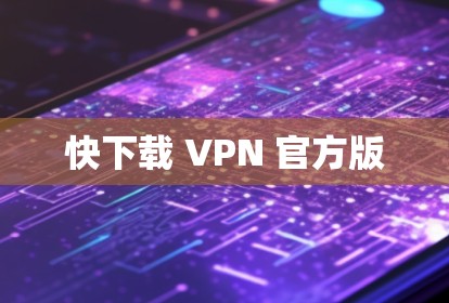 快下载 VPN 官方版 快下载 VPN 官方版