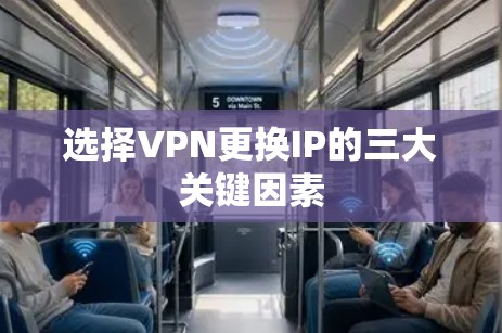 选择VPN更换IP的三大关键因素