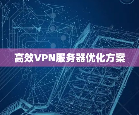 高效VPN服务器优化方案