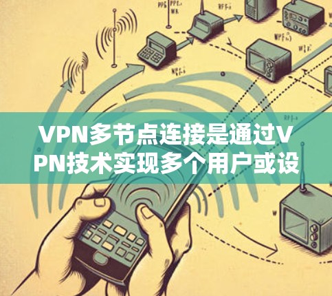 VPN多节点连接是通过VPN技术实现多个用户或设备之间同时访问同一网络的网络结构，通常用于企业内部的内部连接、文件传输和远程办公等场景。以下是多节点VPN的详细实现步骤